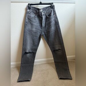 Citizens of Humanity Liya High Rise Classic Fit Crop Jeans, 26